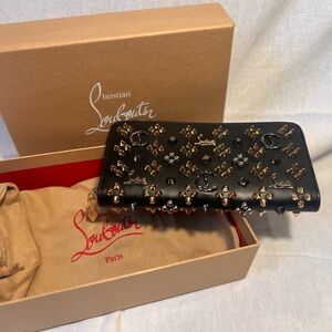 Christian Louboutin black/metal wallet